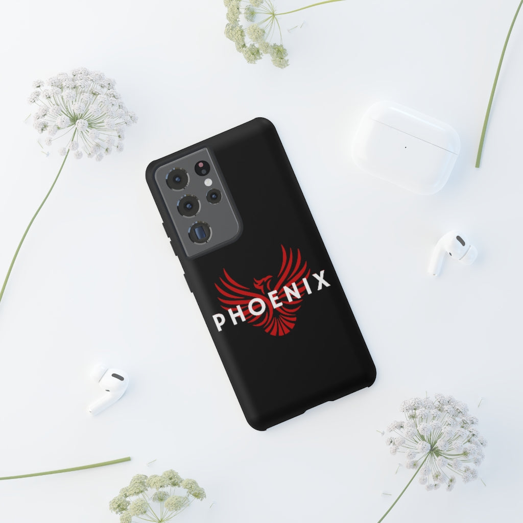 Black Phoenix Phone Tough Cases