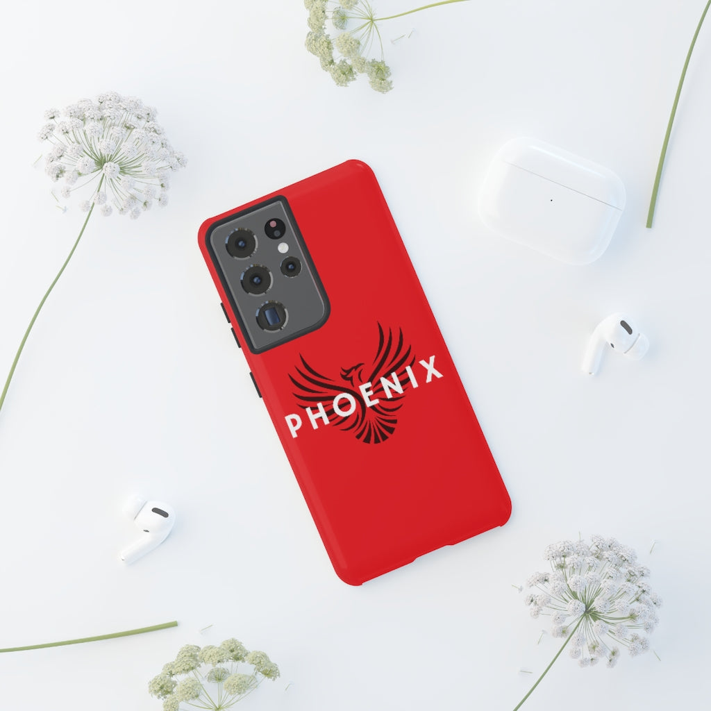 Red Phoenix Phone Tough Cases