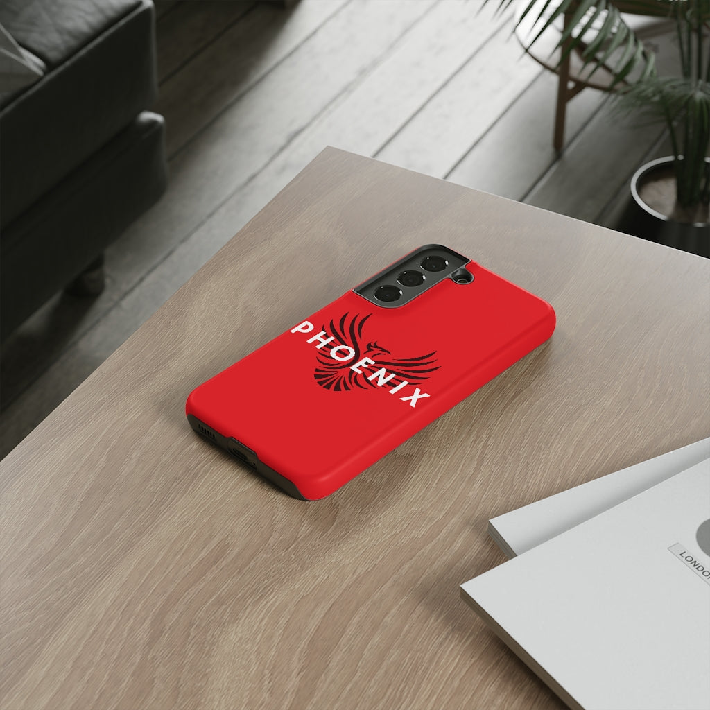 Red Phoenix Phone Tough Cases